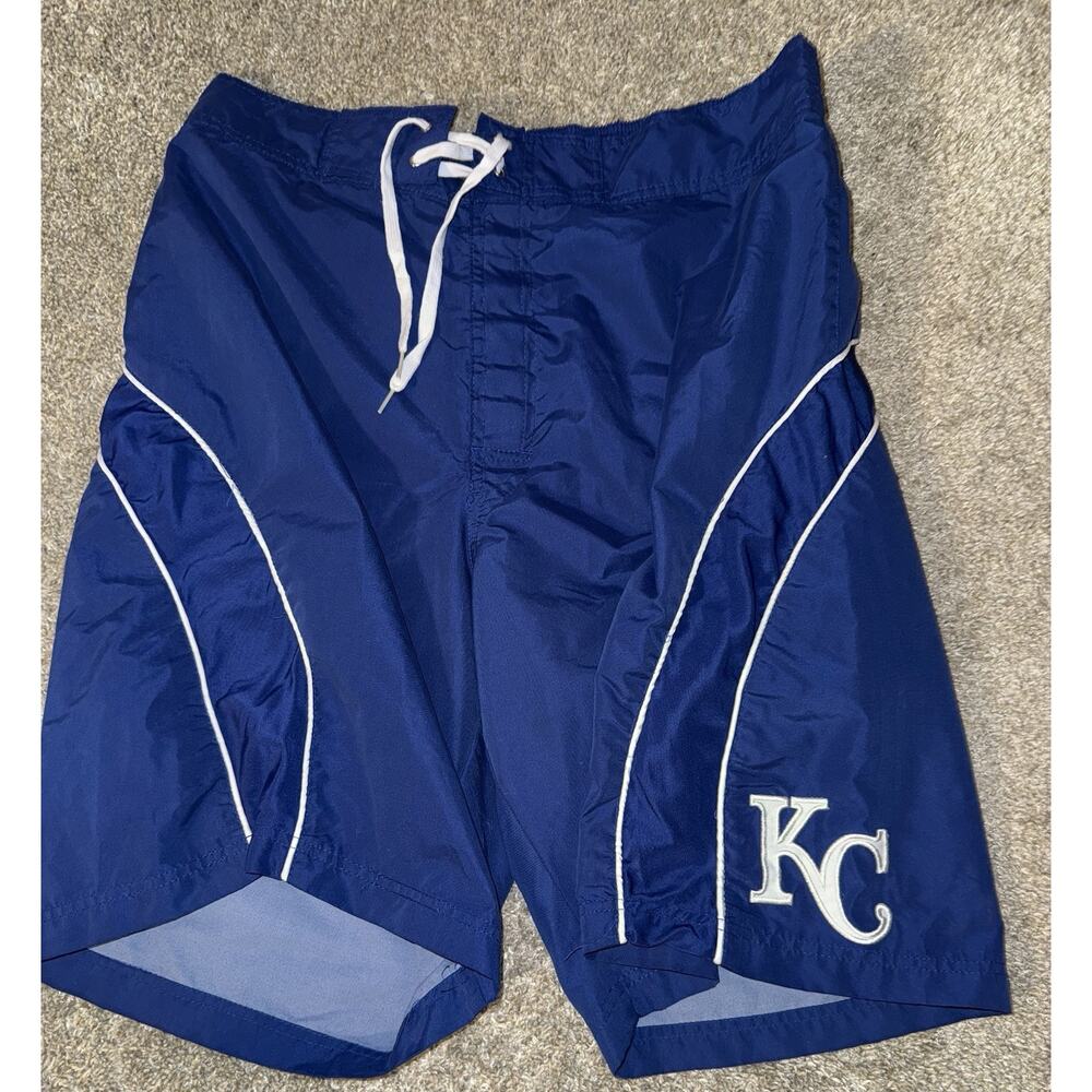 MLB Genuine‎ Merchandise Kansas City Royals Men’s Size LARGE Lined Swim Trunks